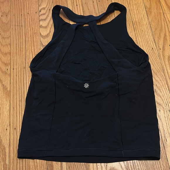 Black athletic tank top size medium from Athleta. - Picture 2 of 3